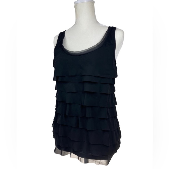 Ann Taylor Loft Layered Ruffled Top - Picture 2 of 7